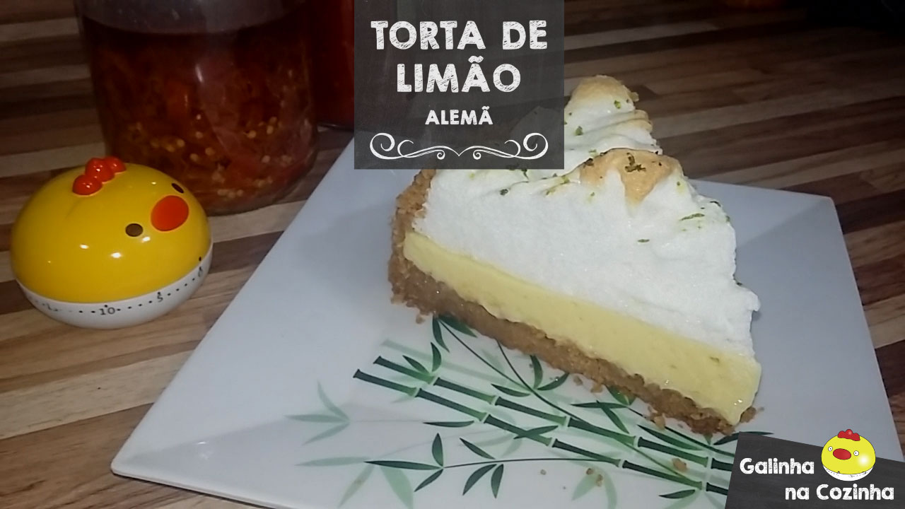 TORTA DE LIMÃO ALEMÃ
